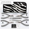The Beadsmith Zebra Print Tool Kit – 6 Pieces: Chain,