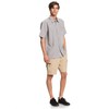 Quiksilver mens Centinela 4 Woven Button Down Shirt, Flint Gray