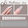 LULUGEL Nail Tip | Long Ballerina False Nail Tip |