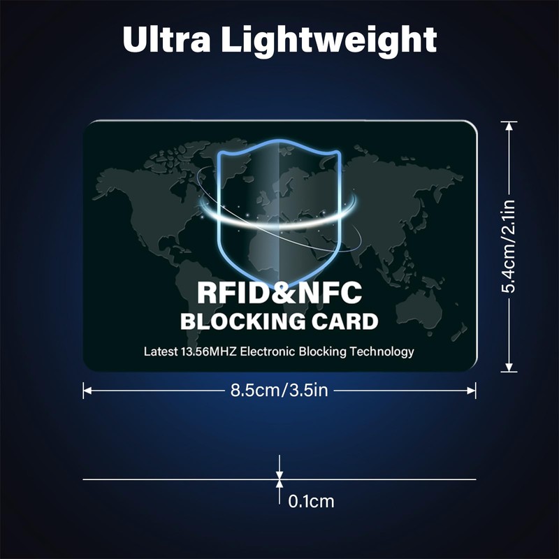 RFID Blocking Card 24 Pack, Advanced Non-Contact NFC Debit Credit