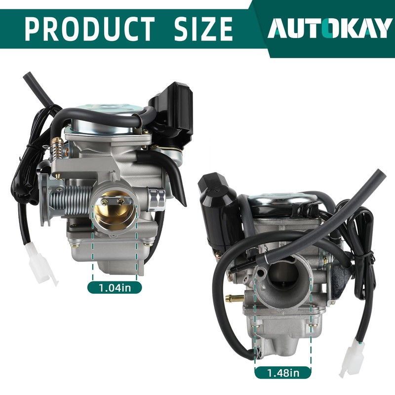 AUTOKAY GY6 150 cc Carburetor Carb Scooter Go Kart Howhit