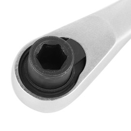 Ratchet Wrench, Hex Socket Wrench, 6.35 mm (1/4 inch) Ratchet Handle, Socket Wrench, Socket Handle, Auto Repair, Maintenance (Hen Socket Socket)