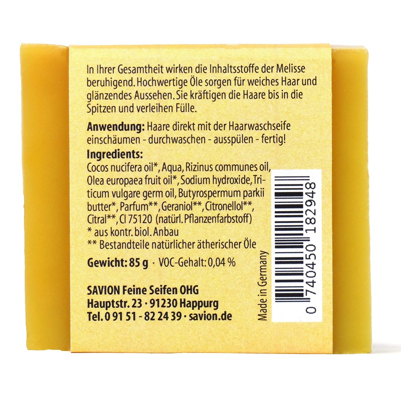 Savion Hair Wash Soap Balm 85g