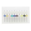 10Pcs Micro Drill Bit Set Cemented Carbide 1.2-2.1mm Printed Circuit