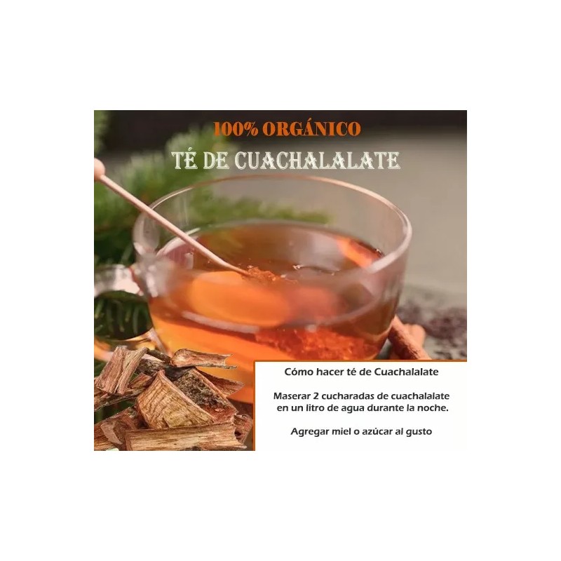 Naíma Cuachalalate Corteza Orgánic 500g 100% Natural Trozo Pequeño