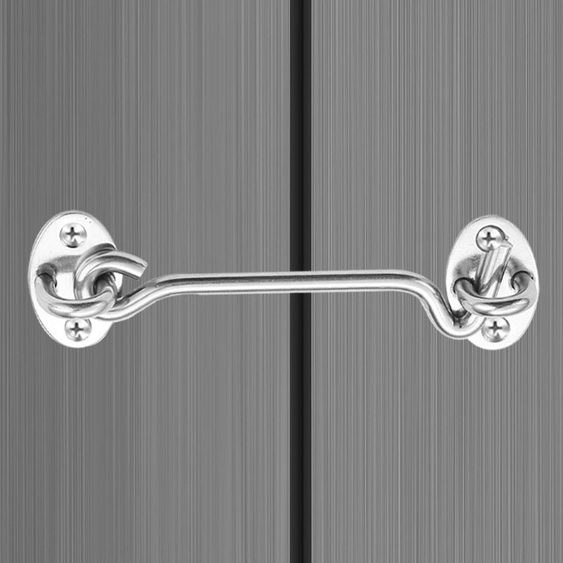 Stainless Steel 304 Heavy Duty Cabin Hook and Eye Lock