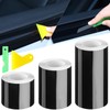 Ireer 3 Rolls Gloss Black Vinyl Wrap with Tools Vinyl