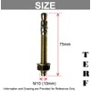 TERF® M10 X 75mm Through Bolts M10 (10mm) X 75mm