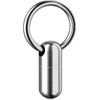 2-Be-Best Mini Pill Holder with Keychain, Titanium Alloy Pill Container