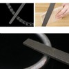 Wvapzwr 8in Flat Mill File, Smooth Blade with Ergonomic Handle,