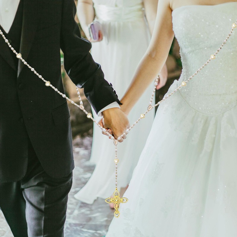 FANYX Wedding Lasso for Ceremony, Lazo Para Boda Catolica, Lazo
