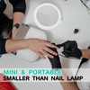 Mini Nail Dust Collector, Powerful Small Nail Vacuum Dust Extractor