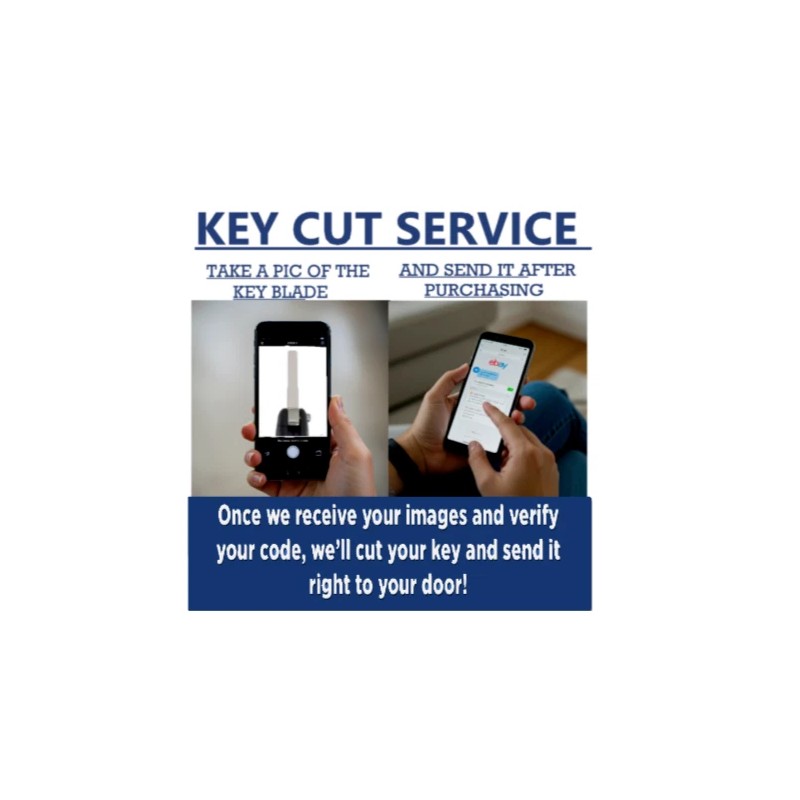 Toyota KEY CUT SERVICE + TOYOTA UNCUT TRANSPONDER 4D DOT
