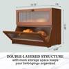 LOHASOK Double Layer Bamboo Bread Box for Kitchen Counter-Large Capacity