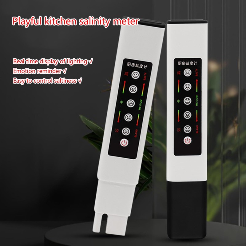 Food Salinity Tester Meter Detector, Salinity Electronic Meter Tester, LED