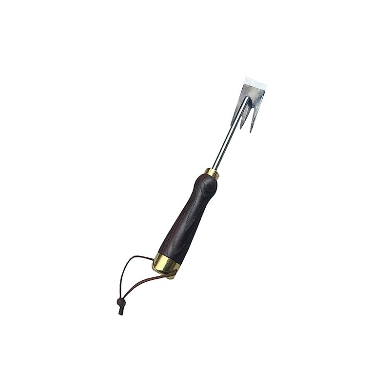 QUINTRA Rake, Weeder, Weeding Tool, Multi-Purpose Mowing Tool, Stainless Steel,