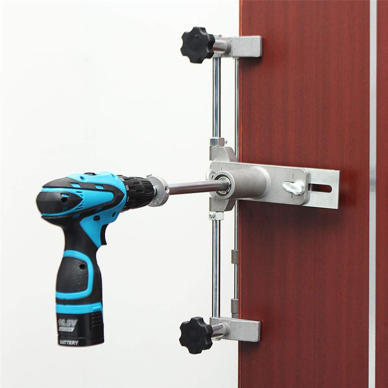 Door Lock Mortiser Kit, Wooden Door Lock Fitting Jig Maintenance