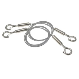 COHEALI 2pcs Adjustable Picture Hanging Kit Heavy Duty Stainless Steel Wire for Photos Wall Decorations Suitable for Home Office and School Use