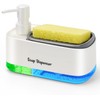 LINZOM Hand and Dish Soap Dispenser Set for Kitchen Dual