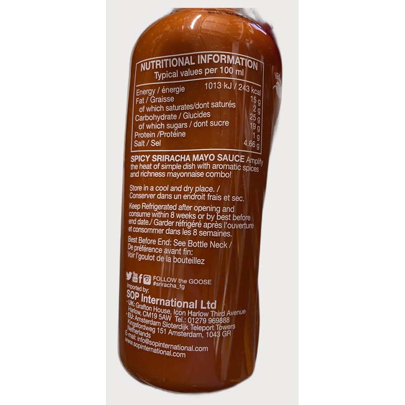 Flying Goose Spicy Sriracha Mayo Sauce 455 ml