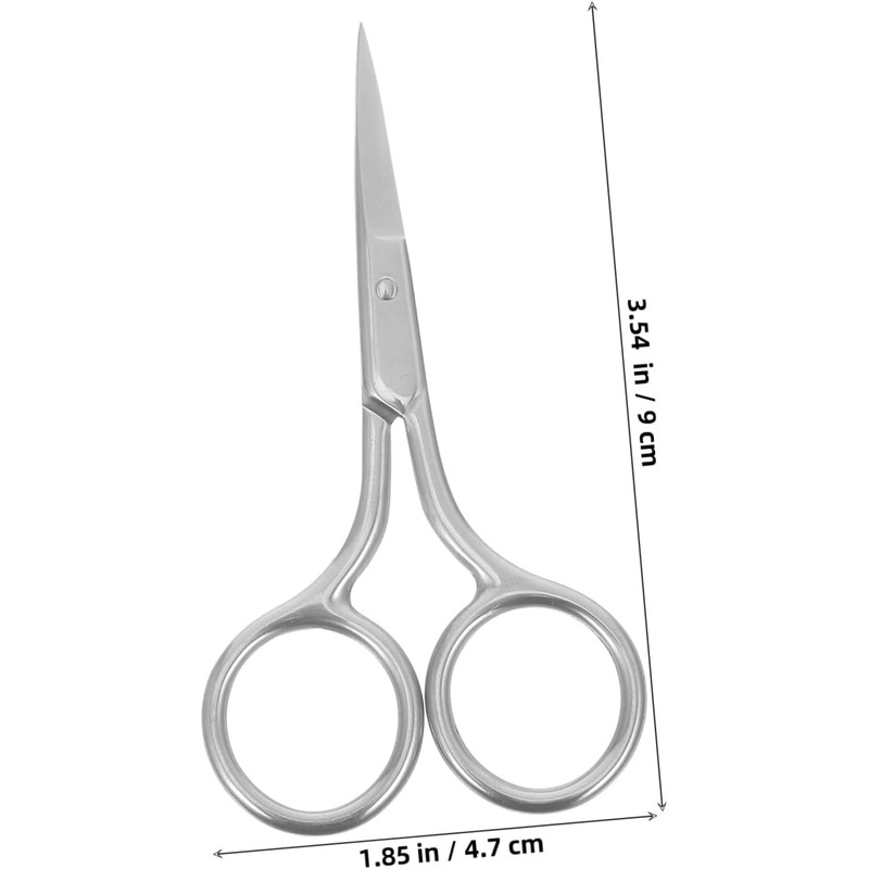 1PC Beard Scissors - Dual Blade Small Scissor - Stainless