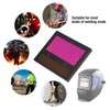 Lente de soldadura de oscurecimiento automático solar LCD Filtro de