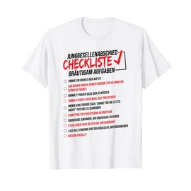 Mens Groom tasks, bachelor party, hen party, men T-Shirt