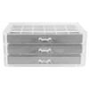 HEIHAK 2 PCS 54 Grid Acrylic Rock Collection Display Case