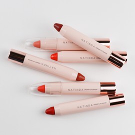 Natinda Creamy Lip Crayon Lip Pencil 10 Types High Color Contour Point Makeup / 나틴다 크리미 립크레용 립펜슬 10종 칼라 고발색 윤곽 포인트메이크업