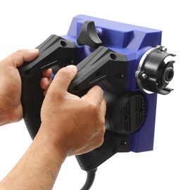 HAPPCUCOE 1300W Electric Wall Planer,Power Hand Planer Adjustable Depth,Planing Depth 1-4mm, Portable Wall Planer 1000-4000r/min,110V (Blue)