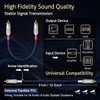 UCINNOVATE RCA Audio Cable for Amplifier, 13 AWG 30cm 2