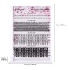 Fologoo Fishtail False Eyelash Set with Lower Lashes, 14 Rows,