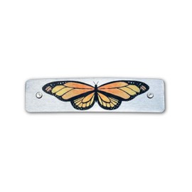 Butterfly hair clip, monarch barrette for women, handcrafted in the USA, French clasp, four sizes, for thin to thick hair, French clasp, made in the USA, Treetop Design Co (Extra Small)