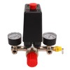 Air Compressor Pressure Switch Manifold Regulator Gauges Automatic Control Valve