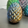 3D Printed Articulated Dragon Scale Eggs - Size: XL egg