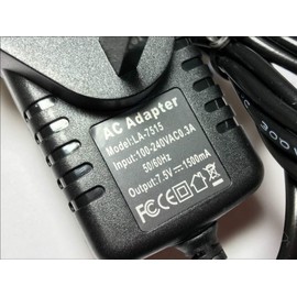 Replacement for 7.5V AC Adaptor Power Supply for Zoom 9000 Guitar Multi Effects Processor Pedal
