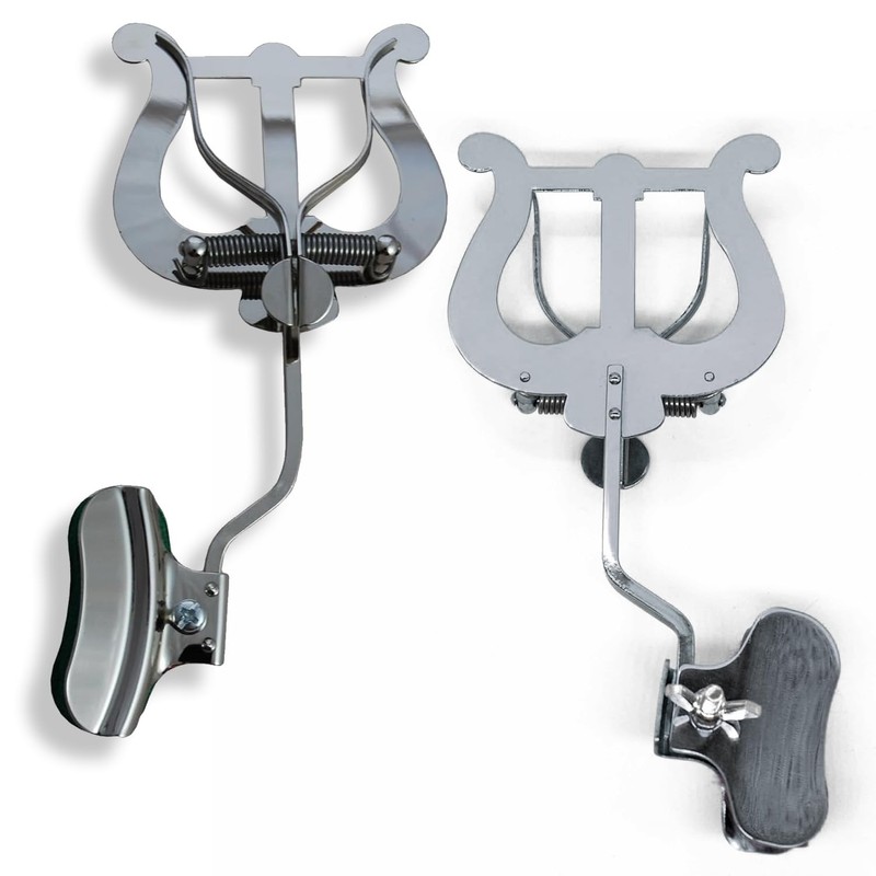 Trombone Lyre Clamp Bell Soundman® Marching Lyre Music Stand (Nickel