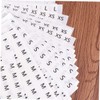 Operitacx Pack of 1000 Round Stickers in White Size for