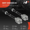 A-Premium 2 x Front Inner Tie Rod Ends, Compatible with
