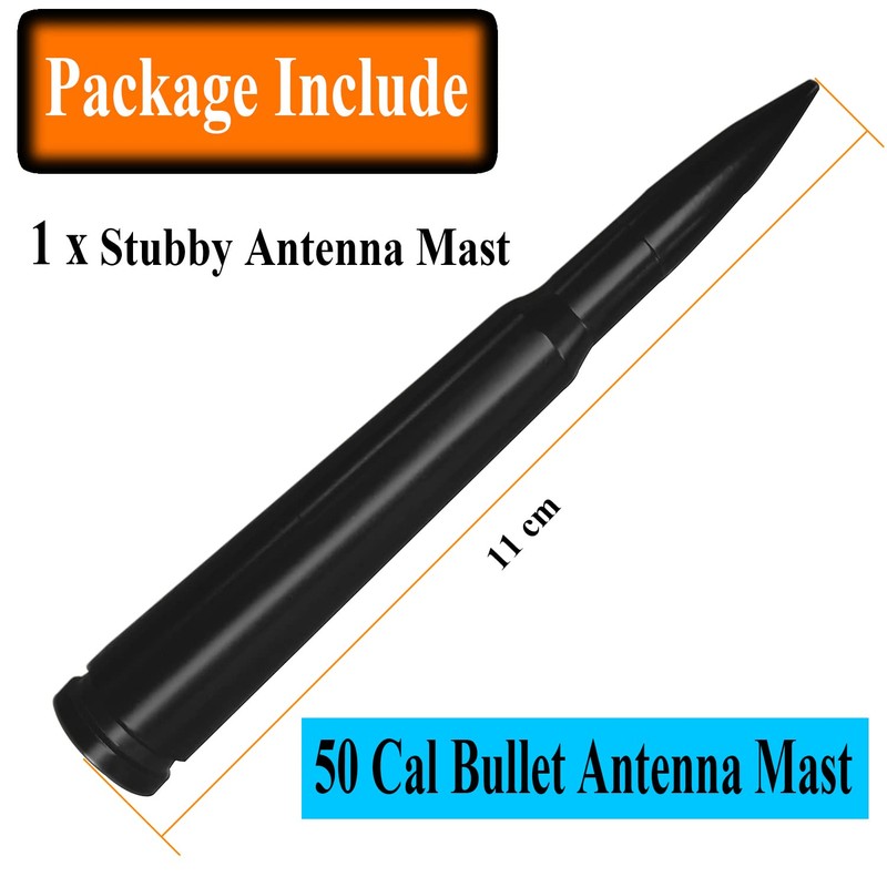 Aluminum Antenna for Ford Ranger (1993-2012), 4 Inch Short Mast