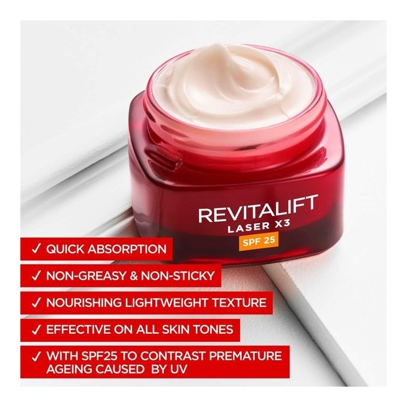 L'Oreal Paris Revitalift Laser Renew Anti-Ageing Cream SPF20, 50ml