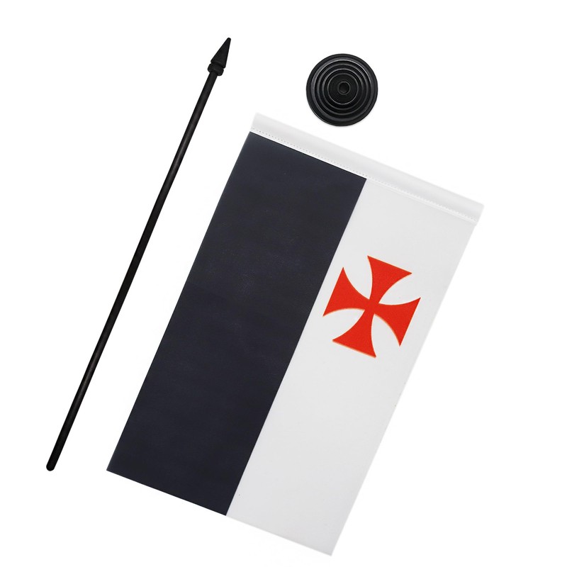 AZ FLAG - Temple Order Crusades Table Flag 8.25 x