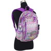 Eastsport Active Mesh Backpack with Padded Adjustable Straps, Spike Shevron/Grape