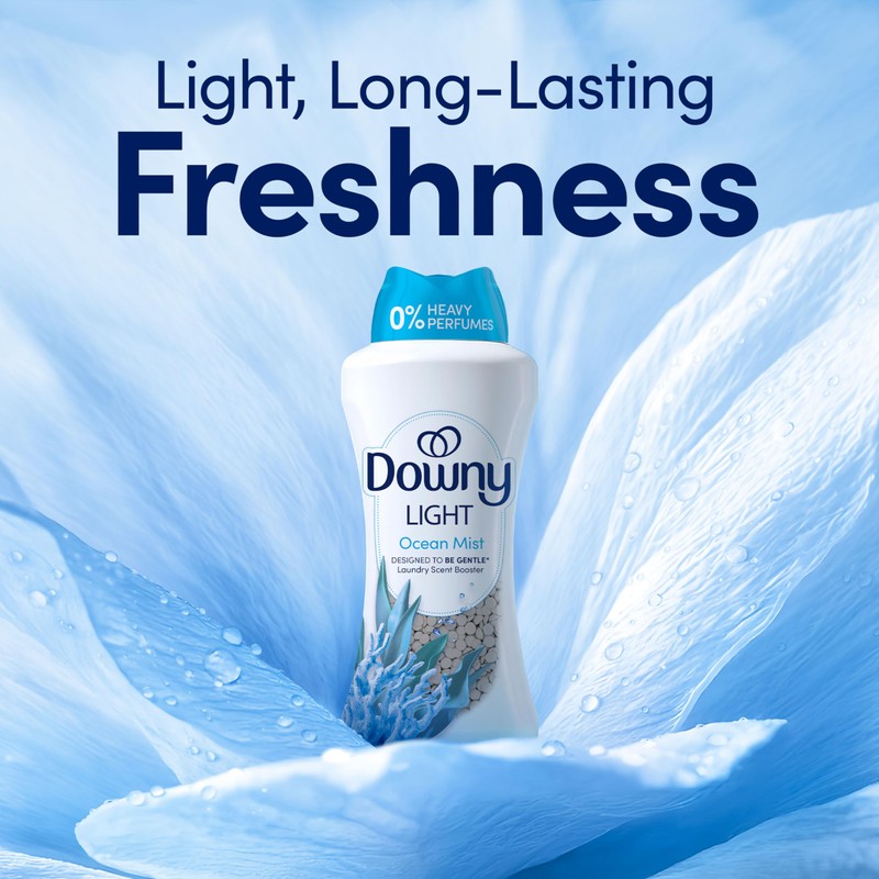 Downy Light Laundry Scent Booster Beads, Ocean Mist Scent, 24