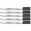 Staedtler Black Lumocolor Compact Whiteboard Board Markers Pens Drywipe 341