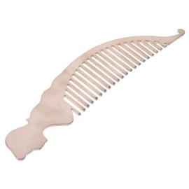 Vaguelly Pure Titanium Anti-Static Barber Comb Lightweight Rust-Free Hairdressing Tool for Men and Women for Home and Salon Use