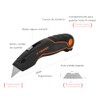 Cutter Profesional Industrial Escolar Uso Rudo Con Repuestos