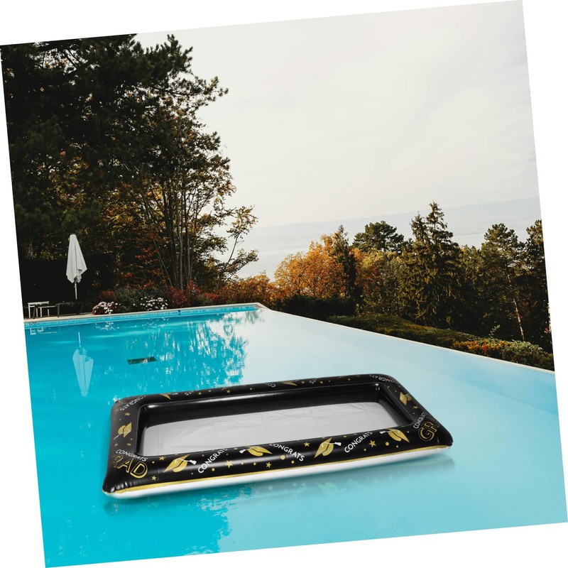 KOMBIUDA Inflatable Ice Bar Large Capacity Floating Pool Cooler PVC