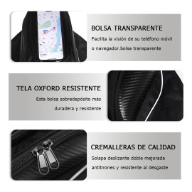 Bolsa De Depósito Mochila Para Moto Con Tanque Imanes Correa