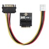 M.2 NGFF Key A A+E E to PCIE 1X Adapter
